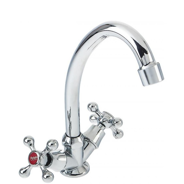 Смеситель для кухни Potato с высоким изливом (P4065) Смеситель для кухни Potato с высоким изливом (P4065)