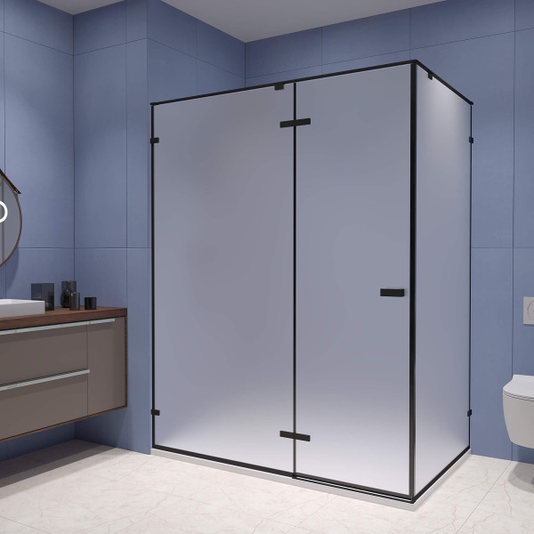 Душевой уголок RGW Stilvoll 100x90 стекло матовое, профиль черный (353204009-24) Душевой уголок RGW Stilvoll 100x90 стекло матовое, профиль черный (353204009-24)