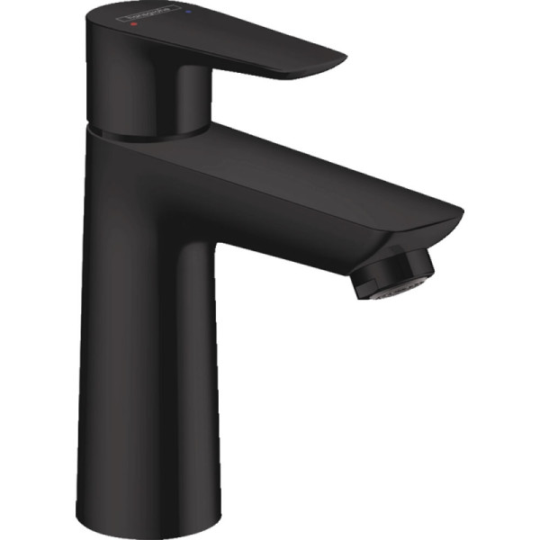 Смеситель для раковины Hansgrohe Talis E черный, с донным клапаном (71710670)