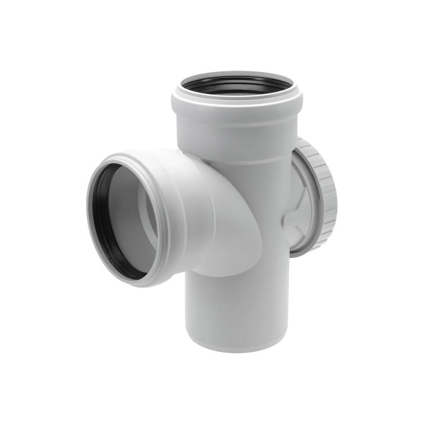 Тройник SKEAR 110х110х87 ревизионный Ostendorf Skolan Safe PP-MD (335405) Тройник SKEAR 110х110х87 ревизионный Ostendorf Skolan Safe PP-MD (335405)