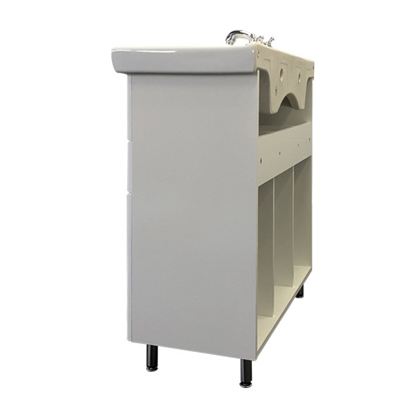 Тумба напольная Comforty Рига 875x880x510 дуб сонома матовый с раковиной (00-00001556)