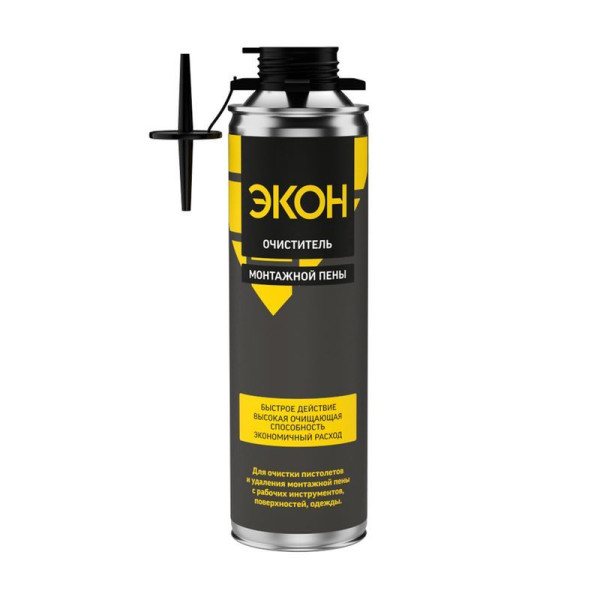 Очиститель монтажной пены Экон 500 мл. (3003634) Очиститель монтажной пены Экон 500 мл. (3003634)