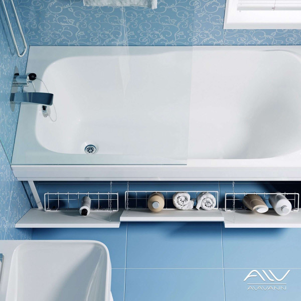 Экран фронтальный для ванны Alavann Soft 1,8 белый Экран фронтальный для ванны Alavann Soft 1,8 белый