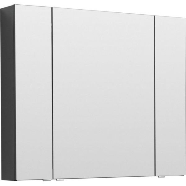 Зеркало-шкаф Aquanet Алвита 100x85 серый антрцит (00240113)