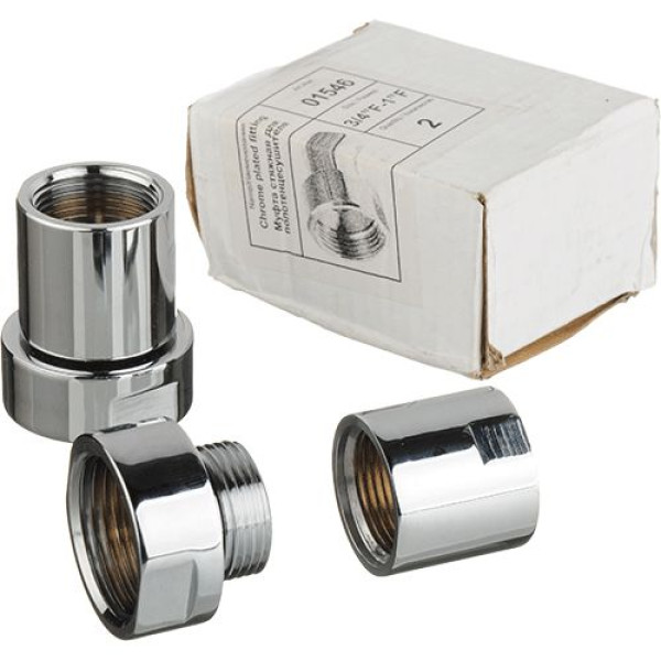 Муфта для полотенцесушителя Terminus 1"*3/4"в/в стяжная (пара) (01546)