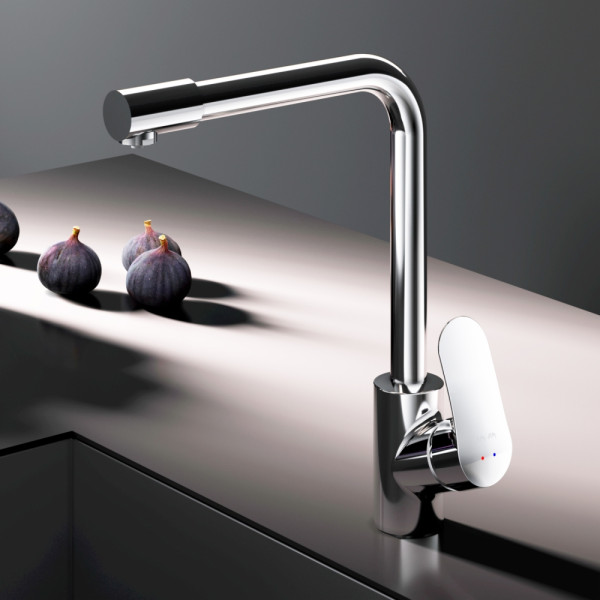 Cмеситель для кухни AM.PM Like с каналом для питьевой воды, L-излив, хром (F8005700) Cмеситель для кухни AM.PM Like с каналом для питьевой воды, L-излив, хром (F8005700)