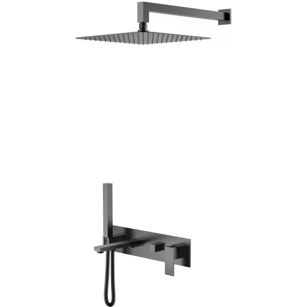 Душевая система Boheme Qubic GM (графит) (474-GM)