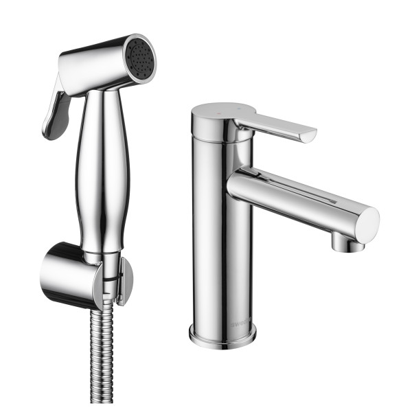 Смеситель для раковины Swedbe Venado хром (1610)