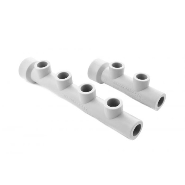 Коллектор PP-R Heisskraft 4 отв. 32*20 мм. (70132420) Коллектор PP-R Heisskraft 4 отв. 32*20 мм. (70132420)