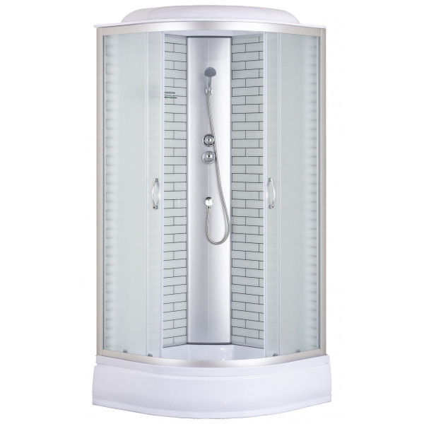 Душевая кабина Loranto Sunway 90x80 стекло матовое, профиль хром (CS-66120-20R GB 120) Душевая кабина Loranto Sunway 90x80 стекло матовое, профиль хром (CS-66120-20R GB 120)