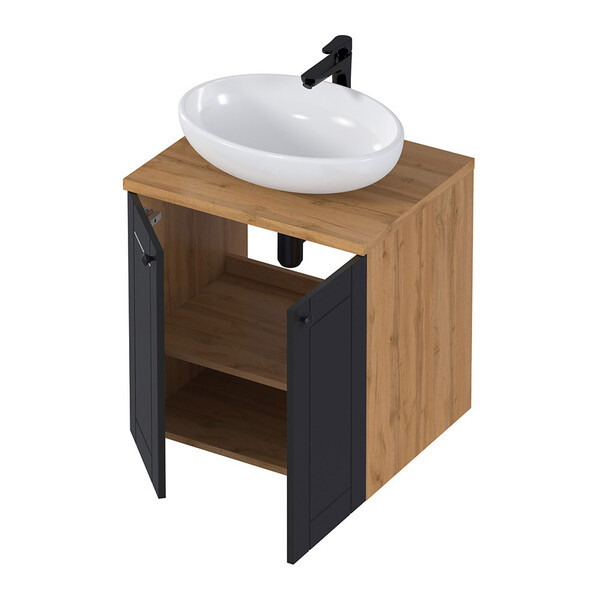 Тумба подвесная 1Marka 500x480x601,5 (дуб вотан) (Ц0000030774)