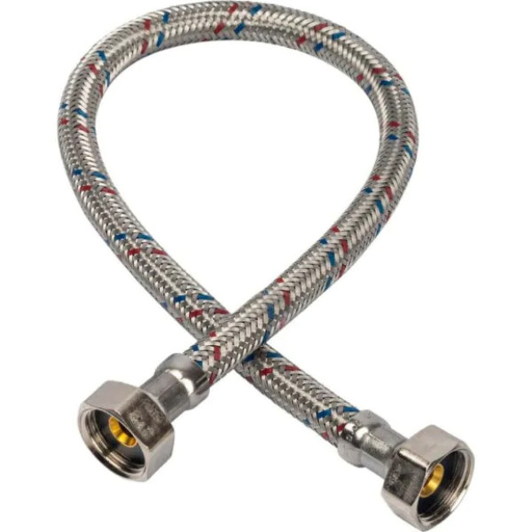 Подводка гибкая для воды 1200 мм. 1/2" ВВ (нерж. сталь) Azario (AZ-1,2-FF) Подводка гибкая для воды 1200 мм. 1/2" ВВ (нерж. сталь) Azario (AZ-1,2-FF)