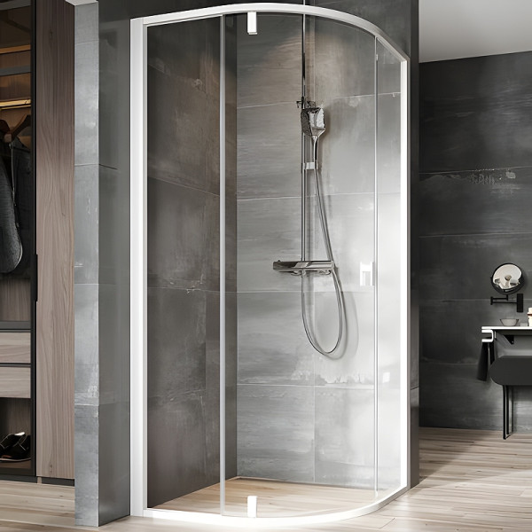 Душевой уголок Ravak Nexty 90x90x195 стекло прозрачное, профиль белый (3O677101Z1)