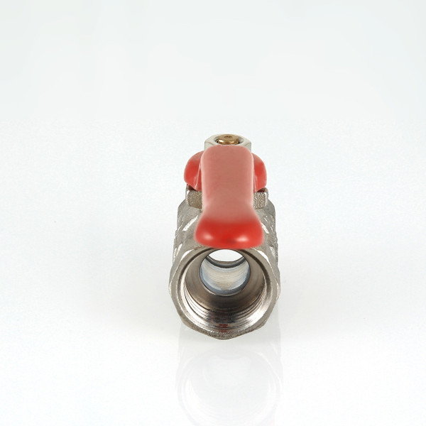 Кран 1/2" ВВ шаровый Valtec Compact (красная ручка) VT.090.N.04 Кран 1/2" ВВ шаровый Valtec Compact (красная ручка) VT.090.N.04
