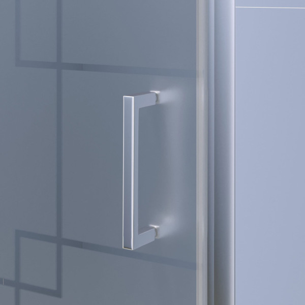 Душевая дверь RGW SV-05-2 1000xx2000 стекло матовая смарт линия, профиль хром (703205210-181)