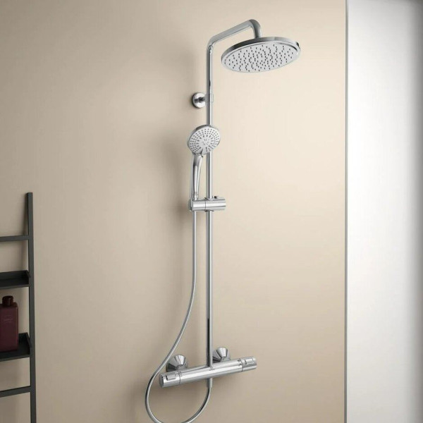 Душевая система Ideal Standard Ceratherm с термостатом, хром (A7208AA) Душевая система Ideal Standard Ceratherm с термостатом, хром (A7208AA)