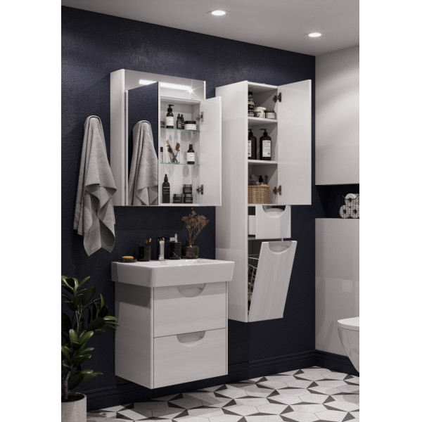 Шкаф подвесной Aquaton Сильва 320x310x772 R дуб полярный (1.A215.7.03S.IW7.R) Шкаф подвесной Aquaton Сильва 320x310x772 R дуб полярный (1.A215.7.03S.IW7.R)