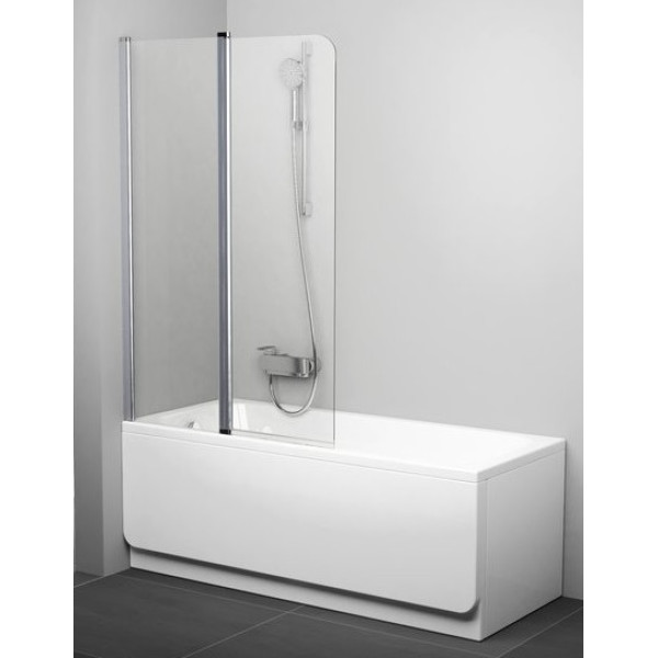 Душевая шторка на ванну Ravak Chrome CVS2-100 100х150 стекло transparent, профиль хром L (7QLA0U00Z1) Душевая шторка на ванну Ravak Chrome CVS2-100 100х150 стекло transparent, профиль хром L (7QLA0U00Z1)