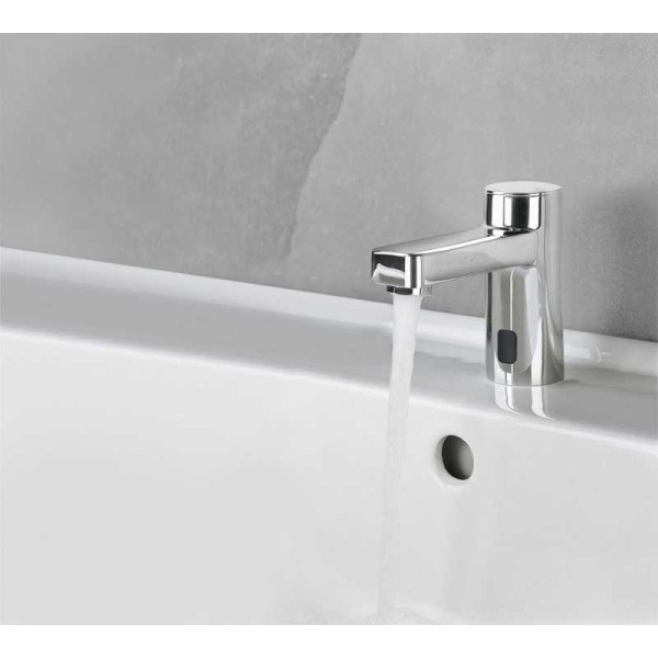 Смеситель для раковины бесконтактный Kludi Zenta E хром (3810005) Смеситель для раковины бесконтактный Kludi Zenta E хром (3810005)