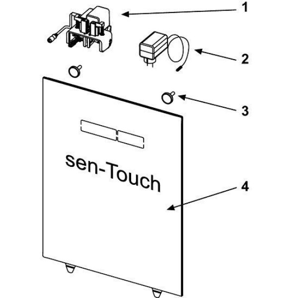 Клавиша смывная Tece TECElux Белый (9650002) Клавиша смывная Tece TECElux Белый (9650002)