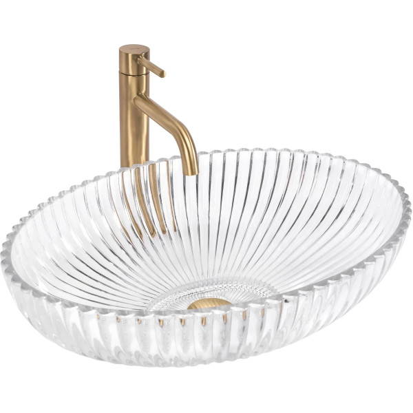 Раковина накладная REA Nicole 51x34,5x15 стекло (REA-U4701)