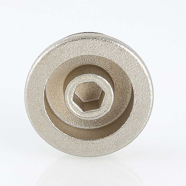 Заглушка для коллектора Valtec 1"НР никель (VT.0600.0.06) Заглушка для коллектора Valtec 1"НР никель (VT.0600.0.06)