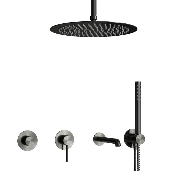 Душевая система WasserKRAFT Мюриц (Muritz) графит (9851.98DVR3.068.116.444.010.137.443GR) Душевая система WasserKRAFT Мюриц (Muritz) графит (9851.98DVR3.068.116.444.010.137.443GR)