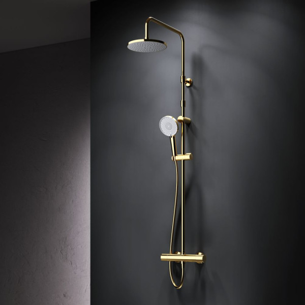 Душевая система AM.PM X-Joy с душевым набором золото (F0785A499)