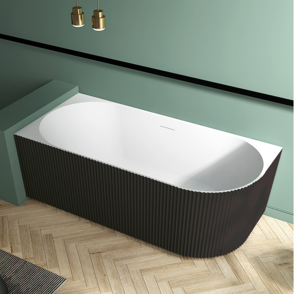 Ванна акриловая Abber 170x80x58 L черная (AB9329-1.7MB L)