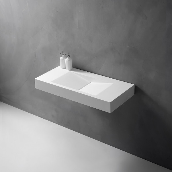 Раковина подвесная Abber Stein 1000x480 белый матовый (AS2641) Раковина подвесная Abber Stein 1000x480 белый матовый (AS2641)