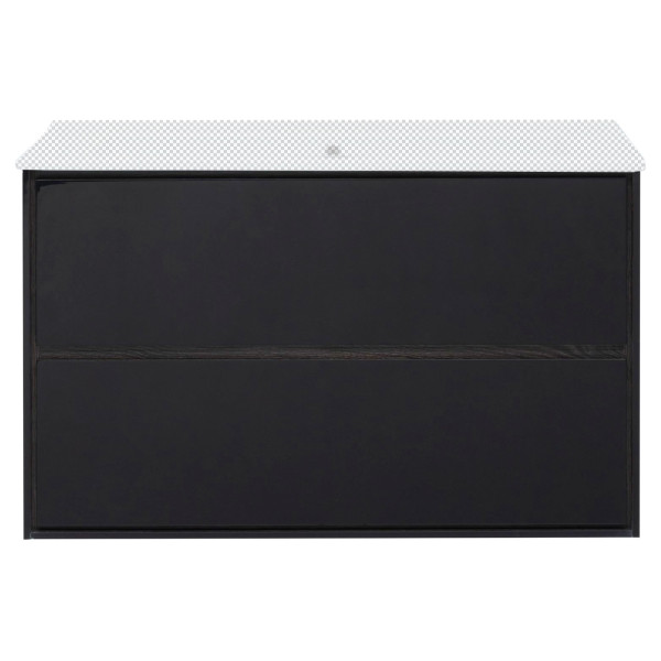 Тумба подвесная Aquanet Милан 105 черный глянец (00316690)