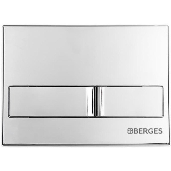 Комплект инсталляция с унитазом Berges Novum c с кнопкой L3 хром глянец, унитаз OKUS, сиденье Toma Slim SO (043205)