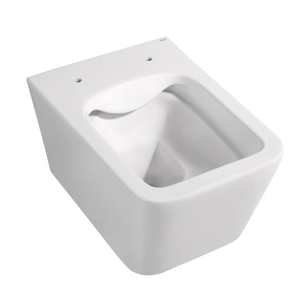 Унитаз Abber Rechteck подвесной белый матовый, безободковый (AC1201MW) Унитаз Abber Rechteck подвесной белый матовый, безободковый (AC1201MW)