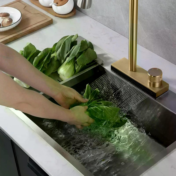 Смеситель для кухни Rea Coner золото матовое (REA-B6312)