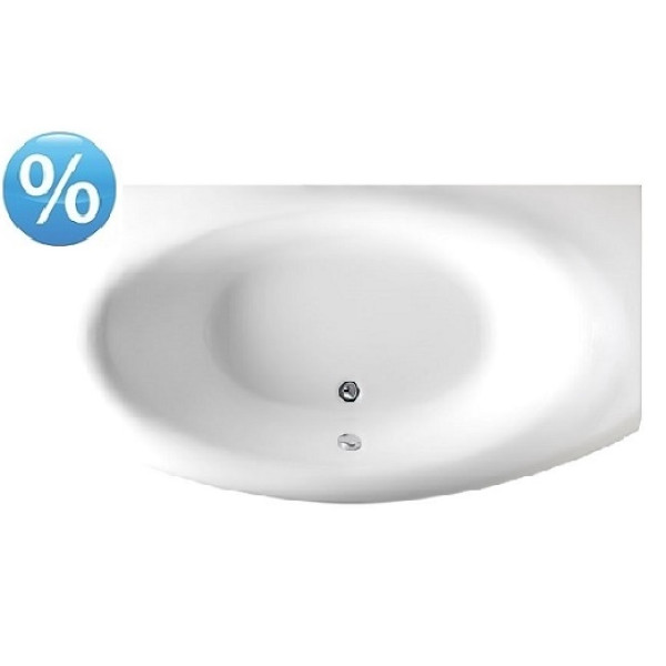 Ванна акриловая 1Marka Nega 170x95 белая (01нег1795)