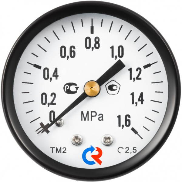 Манометр Росма 1/4" ТМ-210Т.00 0-0,6 МРа 6 бар. d-50 мм. аксиальный (598) Манометр Росма 1/4" ТМ-210Т.00 0-0,6 МРа 6 бар. d-50 мм. аксиальный (598)