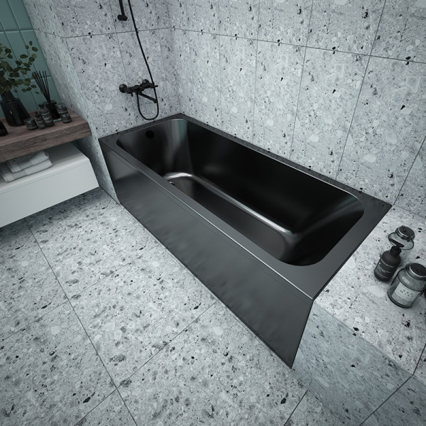 Ванна акриловая Melodia Blues Black 160х70 (MBHR01216070bk) Ванна акриловая Melodia Blues Black 160х70 (MBHR01216070bk)