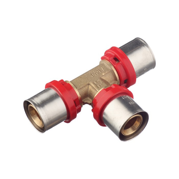 Тройник Tiemme 20х20х20 латунь (пресс) (1650005 / 1657G202020CZ) Тройник Tiemme 20х20х20 латунь (пресс) (1650005 / 1657G202020CZ)