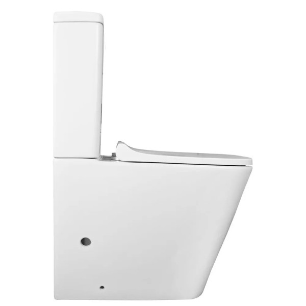 Унитаз напольный Quadro безободковый с бачком и сидением микролифт 605x380x845 (AZ-2175) Унитаз напольный Quadro безободковый с бачком и сидением микролифт 605x380x845 (AZ-2175)