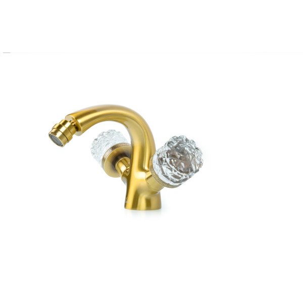 Смеситель для биде Boheme Crystal бронзовый (316-CRST)