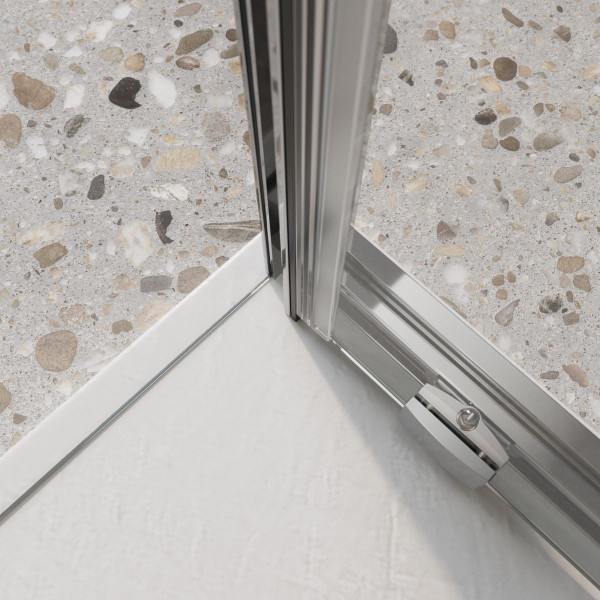 Душевой уголок BelBagno Luce 150x100x195 стекло прозрачное, профиль хром (LUCE-AH-1-150/10-C-Cr)