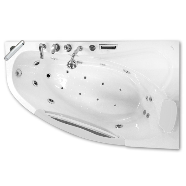 Ванна гидромассажная и аэромассажная Gemy G9046 O R 161х96 Ванна гидромассажная и аэромассажная Gemy G9046 O R 161х96