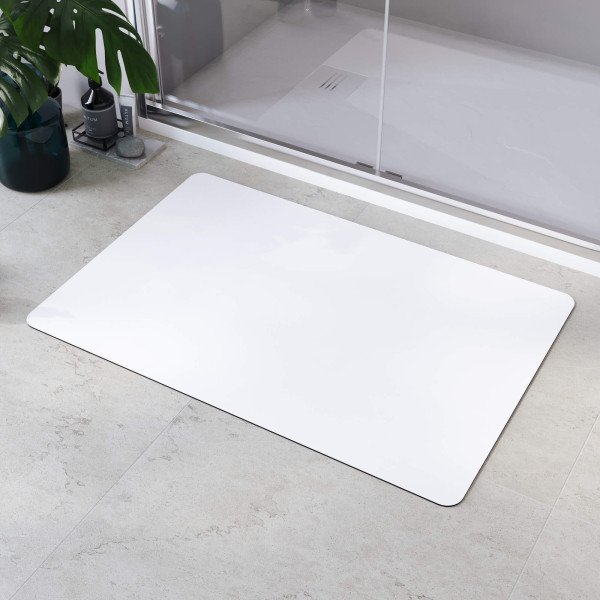 Коврик для ванной RGW 90x60+60x40 белый (6241012-101)