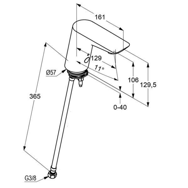Смеситель для раковины бесконтактный Kludi Balance белый (5220091) Смеситель для раковины бесконтактный Kludi Balance белый (5220091)