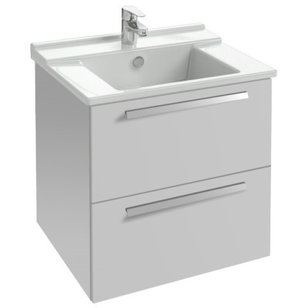 Тумба подвесная Jacob Delafon Struktura 57 белый глянец (EB1276-N18)