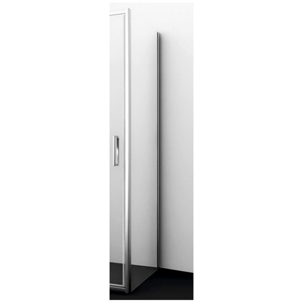 Душевая стенка WasserKRAFT Berkel 48P 90х200 стекло прозрачное, профиль хром (48P07-RP90 / 27I03-RP90)