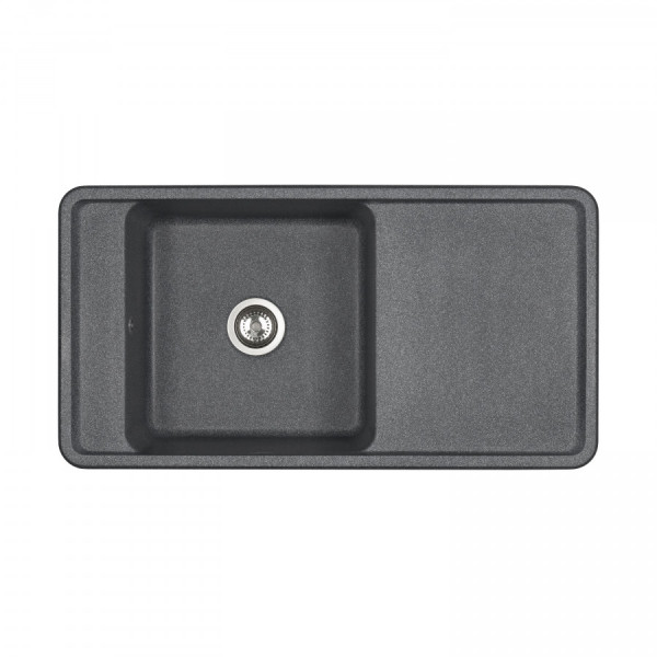 Мойка для кухни врезная Aquaton Беллис 510x970x250 графит (1.A725.1.32B.S21.0)