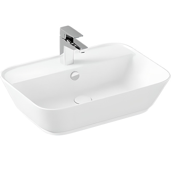 Раковина накладаная Vitra Geo 60 см белая (7426B003-0001) Раковина накладаная Vitra Geo 60 см белая (7426B003-0001)