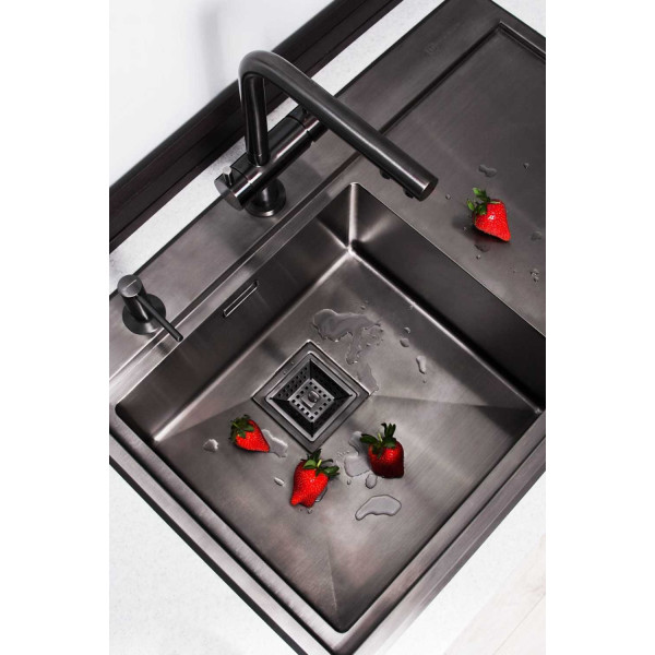 Смеситель для кухни Omoikiri Nagano-GM вороненая сталь (4994179) Смеситель для кухни Omoikiri Nagano-GM вороненая сталь (4994179)