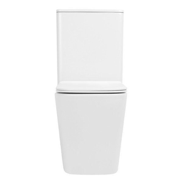 Унитаз Abber Rechteck белый матовый, безободковый, смыв торнадо (AC1210TMW) Унитаз Abber Rechteck белый матовый, безободковый, смыв торнадо (AC1210TMW)